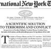 テロや紛争を解決するために、科学者が政府に提案する